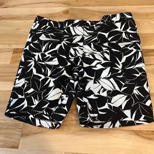 Mario Serrani Black & White Shorts